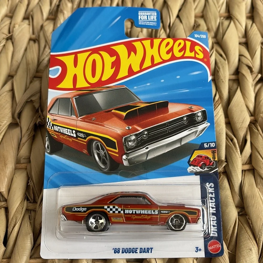 68 Dodge Dart 1968 Orange Muscle Race Car Hot Wheels Hotwheels Racing New 2026